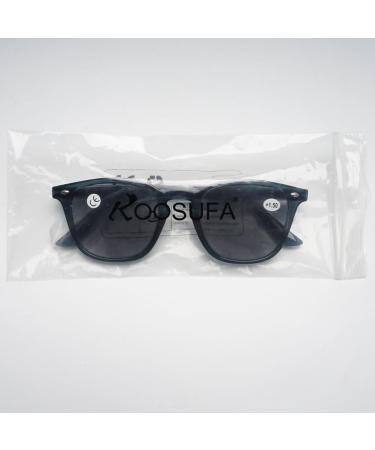 Koosufa Fashion Sunglasses & Reading Glasses for Men | UV Protection & Blue Light Filter | Outdoor Reading 1.0 - 4.0 | 4 Color Set - Buy Online on GoSupps.com