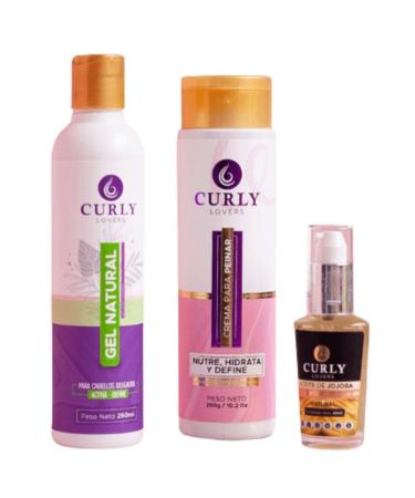 RUUFE Curly Lovers Kit - 3 Pack: Crema Gel & Jojoba Oil for Defined Curls | Afro Hair Products | International Shipping - Buy Online on GoSupps.com