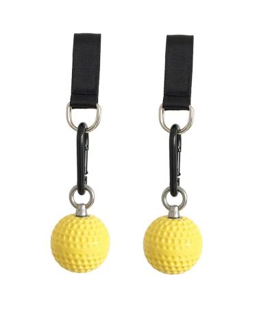 Minkissy 6 sets of pull-up handle ball with handle power handle handle ball muscle training balls handle-strong ball-up-gymnastics ball fingerboard handle-ups fitness devices finger power steel 21x3.8cmx3pcs different colors x 3 pieces