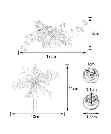 Elegant 26-Piece Crystal Hair Spiders & Spiral Hairpins for Brides | Rhinestone Wedding Hair Jewelry - Buy Online on GoSupps.com