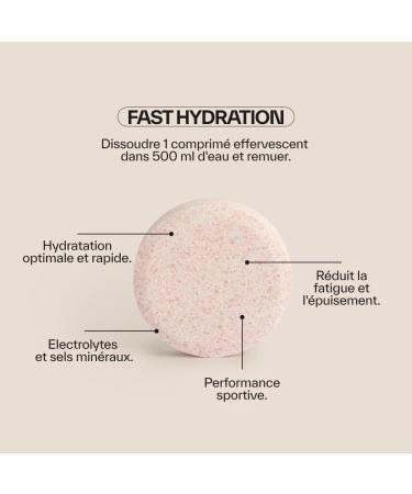 NDL Pro-Health Fast Hydration Effervescent Tablets with Fast Hydration Electrolytes & Mineral Salts for Sports Reduces Fatig - Buy Online on GoSupps.com