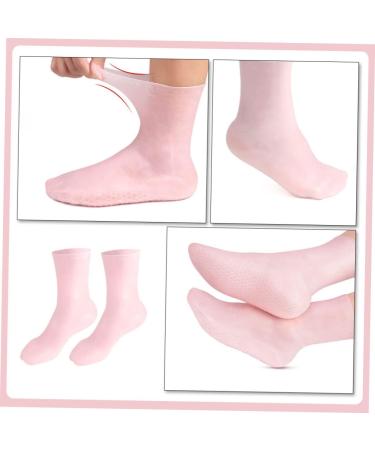 minkissy 2 Pairs Moisturizing Socks Beach Socks Moisturizing Foot Cover Foot for Dry Cracked Feet Spa Day Cuticles Socks Gloves Womens Glives Dry Feet Socks Dry Skin Sebs Damping Girl - Buy Online on GoSupps.com