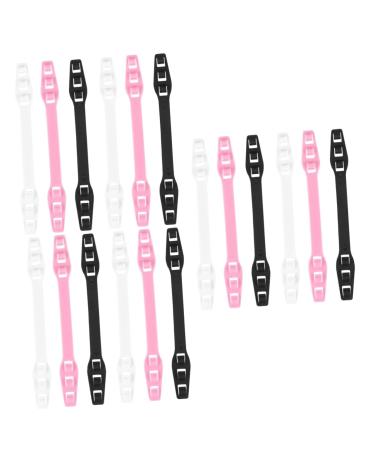 Beaupretty 18 Stk Elastic mask strap buckle headband for children belt for children mask extension mask holder mask the ear rope buckle makes mask accessories disposable 16x1.7cmx3pcs