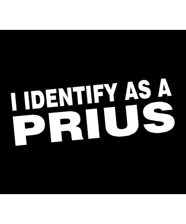 WSQ Identify AS A Prius Vinyl Decal Sticker - 7 Inch Premium White Vinyl for Car, Truck, Laptop & More - Buy Online on GoSupps.com
