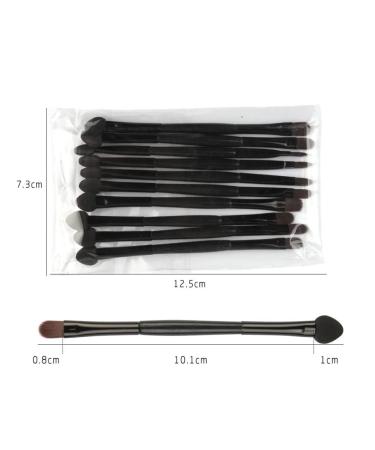 Premium Black Eye Shadow Brush | Versatile Eyeshadow Sponge Applicator for Flawless Makeup - Buy Online on GoSupps.com