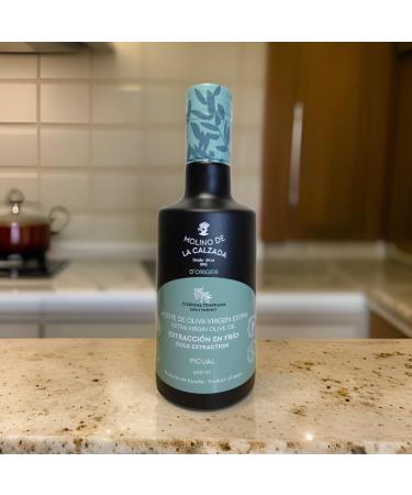 Premium Extra Virgin Olive Oil Early Harvest Cold Extraction Picual Variety 500 mL - Spanish Olive Oil - Buy Online on GoSupps.com