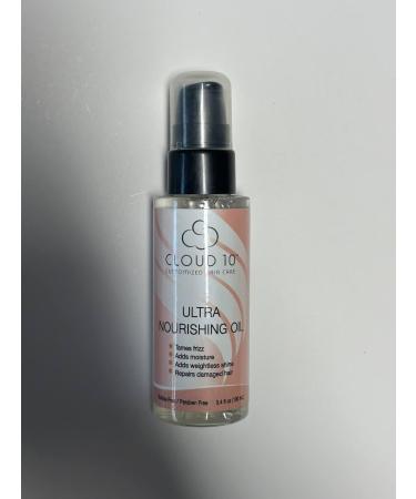 Cloud 10 Ultra Nourishing Oil Tames Frizz Adds Moisture and Weightless Shine Repairs Damaged Hair 3.4 fl oz Sulfate/Paraben Free