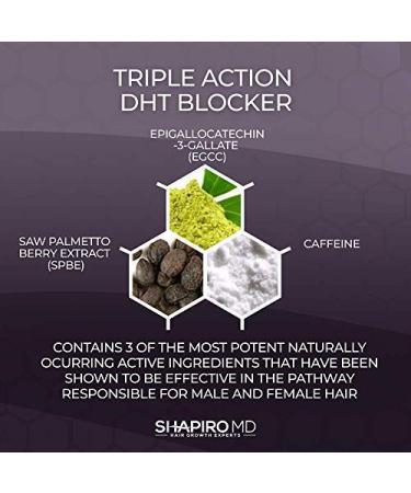 Dermatologist Developed Hair Loss Leave-in Conditioner | Vegan DHT Fighting Formula for Thinning Hair | Healthier, Fuller, Thicker Hair - Shapiro MD | 1-Month Supply - Buy Online on GoSupps.com