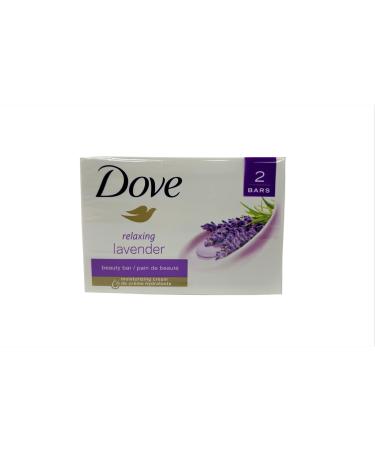 Dove Relaxing Lavender Beauty Bar 4 Ounce 2 Bars