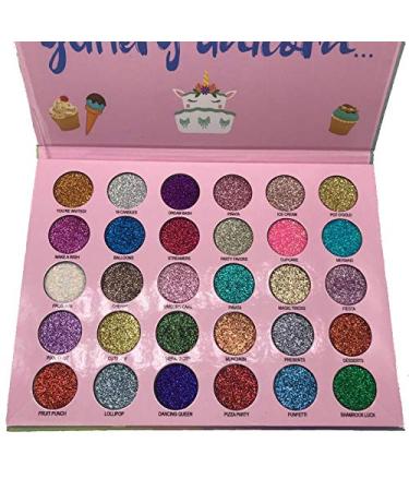Abelyn Long Lasting Glitter Eyeshadow Palette Makeup 30 Colors High Pigment Shining Shimmer Eye Pressed Powder Cosmetics Beauty Party