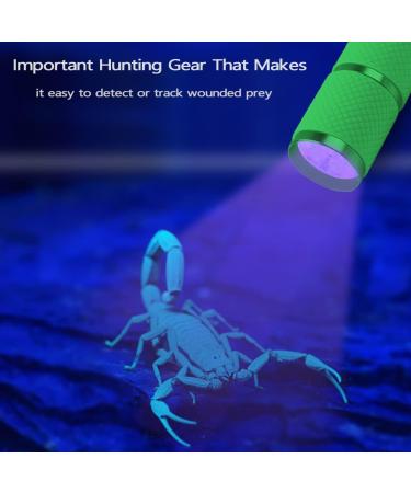 Leagy 2-Pack Mini UV Flashlight - 9 LEDs Pet Urine Detector & More | Ideal for Dogs Cats Fluorescent Agents & Bed Bugs - Free Shipping Worldwide - Buy Online on GoSupps.com
