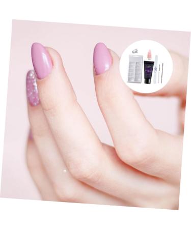 POPETPOP 1Set Set nail extension glue set nail extension gel nail builder gel kit manicure nail art lamp manicure extension gel nail art brush nail polish gel kit lengthen nail tool plastic 16x5cm As Shown - Buy Online on GoSupps.com