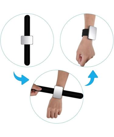 DEKLONPER Magnetic Wristband for Hair Stylist Pin Wristband Wrist Pin Holder Braiders Wristband for Gel Silicone Sewing Pincushion Easy Install - Buy Online on GoSupps.com