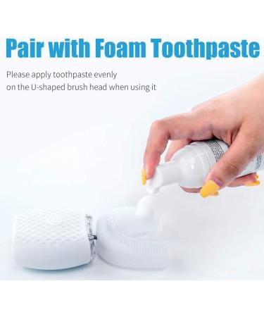 IVYARD Ultrasonic Automatic Toothbrush - 360 Electric Sonic Teeth Whitening Kit | Wireless Charging & Timer | Travel/Home - White - Buy Online on GoSupps.com