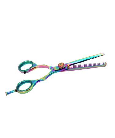 Professional Hairdressing Hair Thinning Scissor Barber Hairdresser Beautician Hair Salon Scissors (Titanium Thinning 5.5")