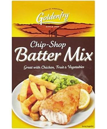 Goldenfry Chip Shop Batter Mix and Curry Sauce Granuals Set. 2 x 170g Batter Mix 1 x 250g Curry Sauce Granules. Ideal for The Food Cupboard and Make The Best Alternative to The Real Thing! - Buy Online on GoSupps.com