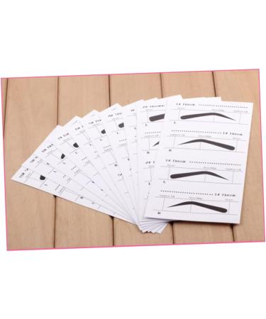 FOMIYES 10pcs Eyebrow Stencils Eyebrows Shape Reusable Eyebrow Stencil Template Suite - Buy Online on GoSupps.com