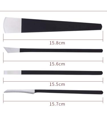 Pedicure Knife Set - Professional 4Pcs Stainless Steel Tools with Storage Bag for Ingrown Toenail Correction and Cuticle Removal - Pedicure Tools Kit - Buy Online on GoSupps.com
