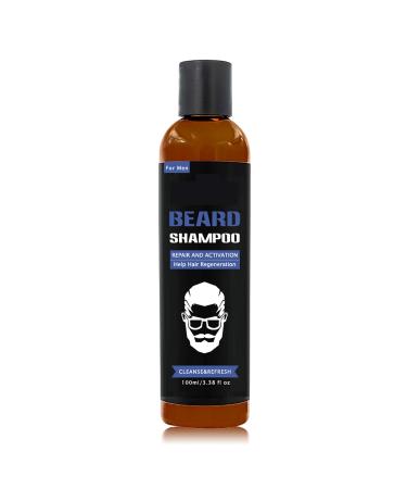 Barre d'assombrissement des Cheveux Shampooing de Lavage de Barbe Shampooing Assombrissant la Barbe Couleur Barbe Homme pour la Plupart des Types de Cheveux