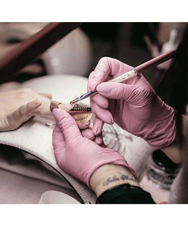 STRONG Disposable Pink Pearl Nitrile Examination Gloves - XL (1 Box of 100) | Medical, Industrial, Hair Beauty, Food, Janitorial | Powder-Free, Latex-Free - Buy Online on GoSupps.com