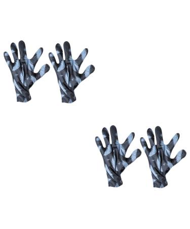 Healeved 2 Pairs Hand Mask Hand Care Gloves Hand Spa Gloves Nourishing Hand Cream Enhancing Gloves Gauntlet Sleeping Moisturizing Gloves Hand Care Mask Gel Dry Hands Aluminum Platinum Paper