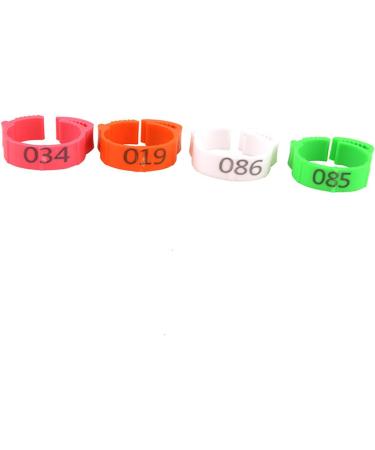 Fenteer 100 St e Adjustable Chicken Leg Rings - Size 2.8 cm Foot Clip Rings for Chickens Geese & Ducks - Rose Red - Buy Online on GoSupps.com