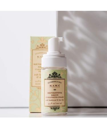 Kama Ayurveda Sensitive Skin Cleansing Foam 100ml - Gentle Facial Cleanser for All Skin Types | Buy Internationally - Buy Online on GoSupps.com