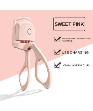 Heat Lash Curler - Rechargeable Pink Heated Eyelash Curler for Asian Lashes | Travel-Friendly & Easy to Use - Buy Online on GoSupps.com