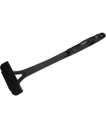 Brnoo Back Razor for Men | Extra Long Handle & Foldable Body Hair Cutter | Professional Black Back Blade (No Blade) - Buy Online on GoSupps.com