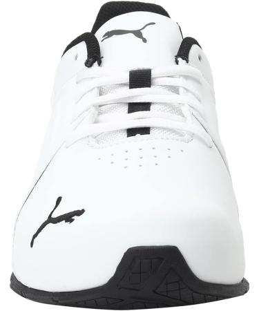 PUMA Men's Viz Runner Sneaker - 44 EU Puma White & Black - International Shipping Available - Buy Online on GoSupps.com