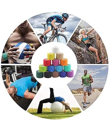 1 roll of kinesiotape Wide 5cm self-adhes Bandage Elastic Kinesiology Tape Muscle-Tightening Tapes for Stretch Athletes Sports Wrists Ankles Practical Design - Buy Online on GoSupps.com