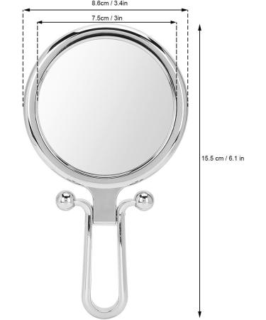 Magnifying Mirror Adjustable the Angle Cosmetic Mirror Double Sided for Girl Women Gift for Home Bathroom Bedroom - Buy Online on GoSupps.com