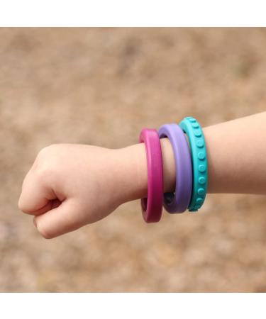 ARK Chew Bracelet for Children - Textured Chewing Relief for Autism & Nervousness - Extra Strong Lavender - 5.35 cm Inner Diameter - Buy Online on GoSupps.com