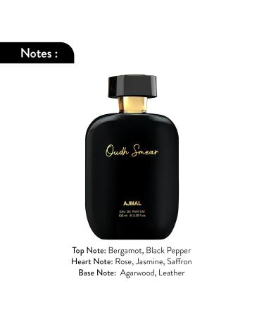 A_jmal ARTISAN - OUDH SMEAR Long lasting Fragrance Handpicked Luxury Perfume for Men 100ml. - Buy Online on GoSupps.com