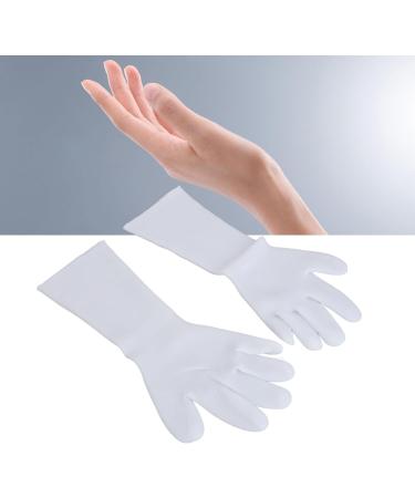 Long Moisturizing Gloves Waterproof Skin Nourishing Washable Moisturizing Hand Gloves White 1 Pair for Hand Spa - Buy Online on GoSupps.com