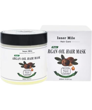 Argan Oil Hair Treatment Mask - Repair Frizzy Hair Smoothing Conditioner for Dyed & Permed Hair - Buy Online on GoSupps.com