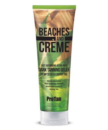 ProTan Beaches & Creme Fast Absorbing Ultra Rich Dark Tanning Gelee with Hemp Seed & Carrot Oil 250ml