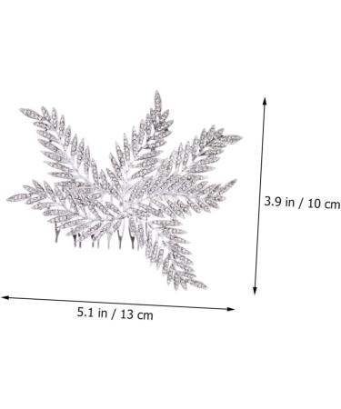 SOESFOUFU Bridal Comb Wedding Hair Clips Hair Jewels for Women Hair Combs for Women Accessories Hair Barrettes for Girls Rhinestone Decor Bridal Tiara Rhinestones Wig Bride Alloy - Buy Online on GoSupps.com