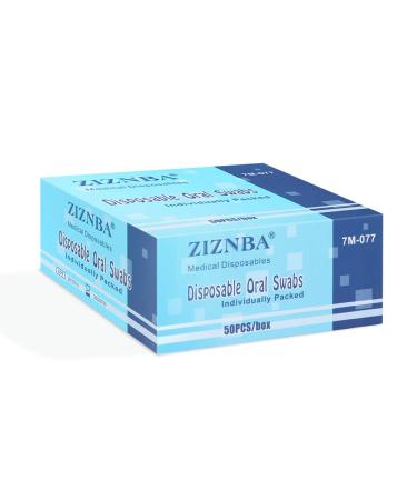 50 Pack Sterile Disposable Oral Swabs for Mouth & Gum Cleaning - Unflavored Dental Sponge - Pink - Buy Online on GoSupps.com