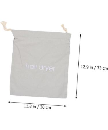 VINTORKY 4pcs Hair Dryer Storage Bag Hair Dryer Bags Cosmetic Bags Travel Hair Dryer Bag Practical Bags Drawstring Bags Creative Storage Bag Storage Organizers Hair Dryer Carrying Bags 33.00X30.00X0.50CM Light Grey - Buy Online on GoSupps.com