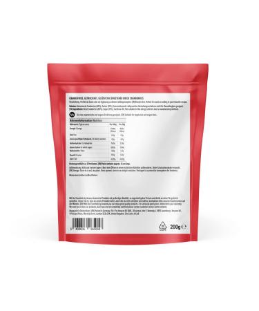 Dried and Sweetened Cranberries by Amazon - 200g | Premium Snack | International Shipping Available - Buy Online on GoSupps.com