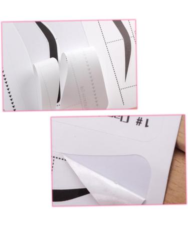 NOLITOY 10pcs Eyebrow Shaping Stencils Eyebrowhack Eyebrow Template Stencils Eyebrow Card Tool Eyebrow Shape medium As Shown - Buy Online on GoSupps.com