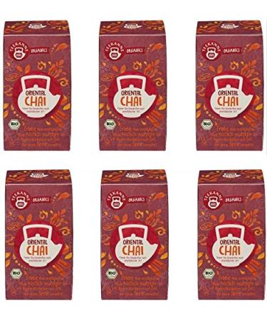 Teekanne Organic Organic Oriental Chai pack of 6 (6 x 36 g) 20 pieces (pack of 6)