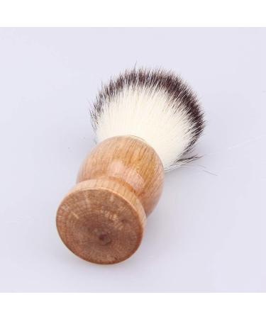 Plumflex 2Pcs Men's Shaving Brush Set - Wooden Handle Beard & Facial Cleaning Tool for Ultimate Shaving Experience - Buy Online on GoSupps.com