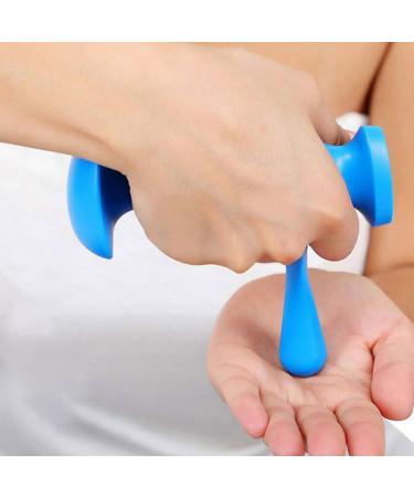Point Pressure Massage Thumb Saver - Handheld Pain Relief Massager for Back & Body | Blue Massage Tool - Buy Online on GoSupps.com