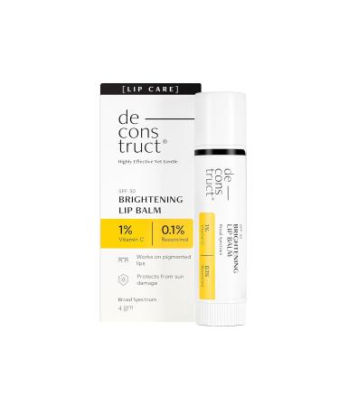 De'construct Brightening SPF 30 Pigmented Lip Balm With with Vitamin C & Resorcinol - 4 g