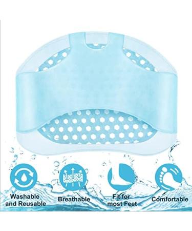 Medium-Footed Upholstery Gel Toe Separators & Cushions - Soft Breathable Forefoot Pads for Diabetic Feet | 4 Pairs - Buy Online on GoSupps.com