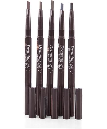 Beatifufu 2 1 Waterproof Brow Pencil Brow Spoolie Brush Eyebrow Pencil Waterproof Eyebrow Brush To Rotate 1 count (Pack of 1) As Shown - Buy Online on GoSupps.com