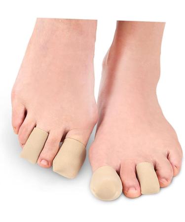 GLEAVI 8 Pcs Toe Protectors Set - Silicone Gel Toe Sleeves for Toe Care - Elastic Toe Tubes and Scuffs - Split Toe Covers Included - Buy Online on GoSupps.com