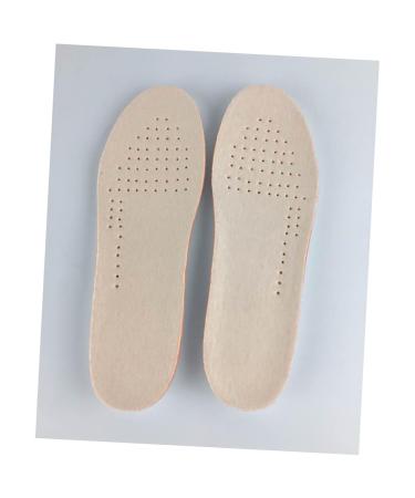 NOLITOY Heighten Shoes Insoles Crutches Handle Pads Plantar Insoles Orthotic Inserts Shoe Lift Inserts Shoe Pad Soybean Fiber Shoes Pad Lift Shoe Insert Cushion Booster Pad Absorb Sweat As Shown L